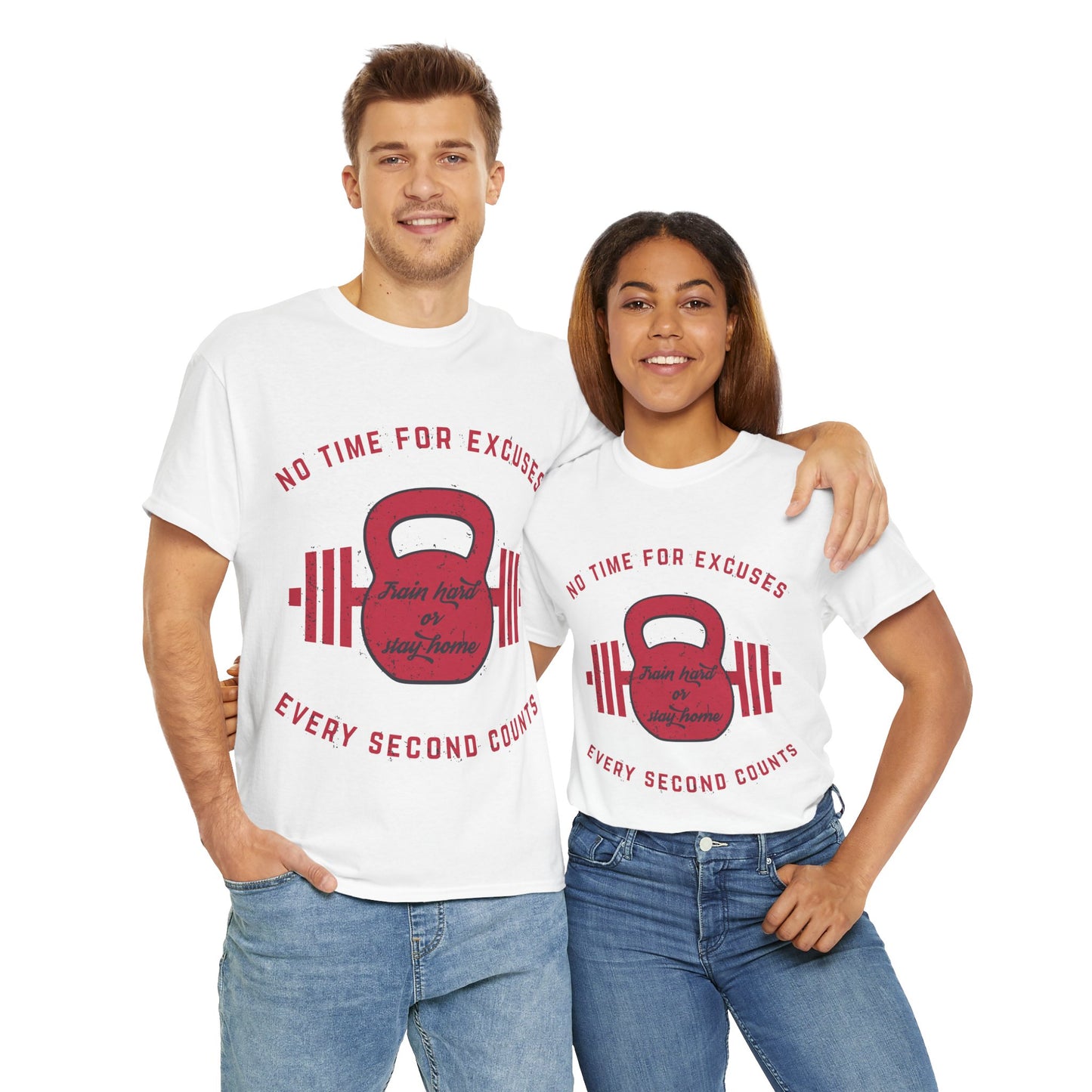No Time For Excuse Unisex Heavy Cotton Tee