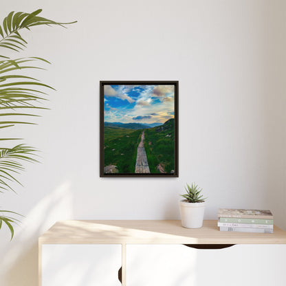 Torc Mountain Trail Matte Canvas, Framed (Multi-color)