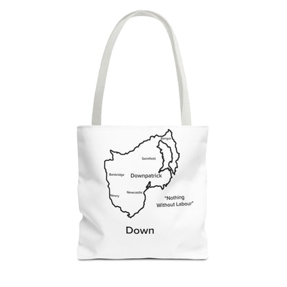 Down Tote Bag White Edition