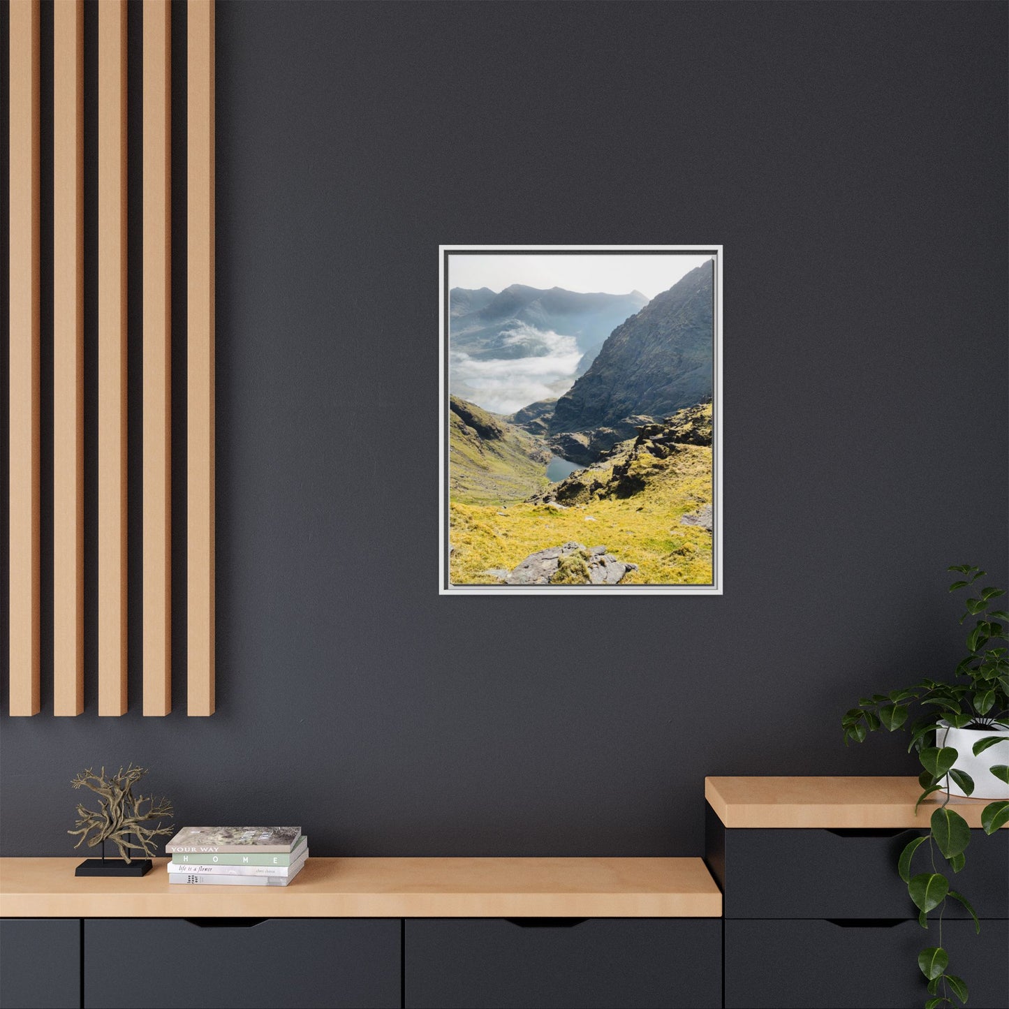 Kerry Mount Matte Canvas, Framed (Multi-color)