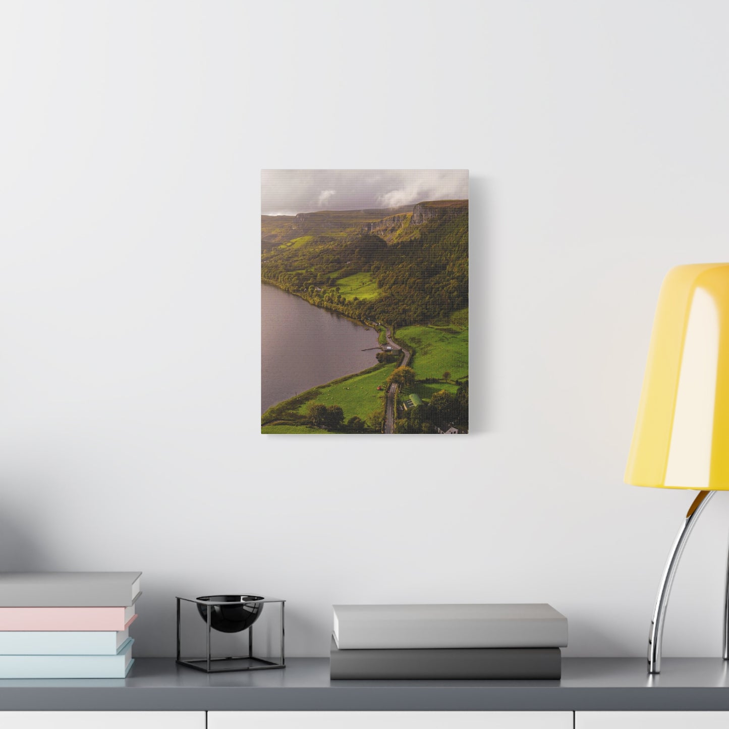 Sruth in Aghadh an Aird or The devil's Chimney Matte Canvas, Stretched, 1.25"