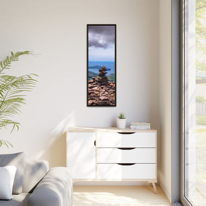 Mount Brandon Top Matte Canvas, Framed (Multi-color)
