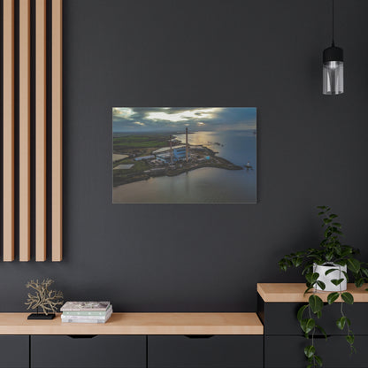 Tarbert Power Station Matte Canvas, Stretched, 1.25"