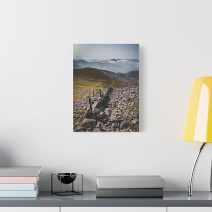 Wall in Mountains Matte Canvas, Stretched, 1.25"