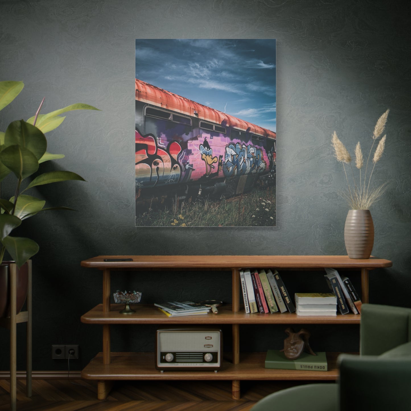 Night Train Matte Canvas, Stretched, 1.25"