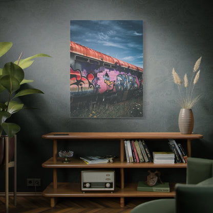 Night Train Matte Canvas, Stretched, 1.25"