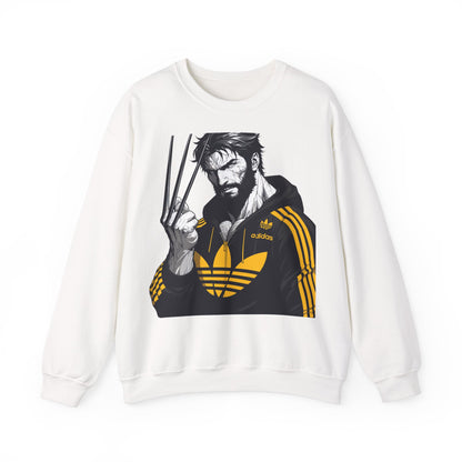 Wolverine Graphic Crewneck Sweatshirt for Anime Fans