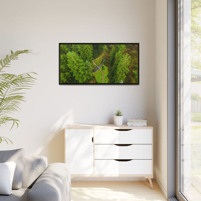Glanageenty Forest Matte Canvas, Framed (Multi-color)