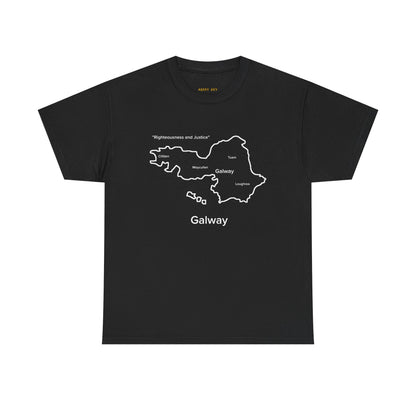 Galway Unisex Heavy Cotton T-Shirt Black Edition