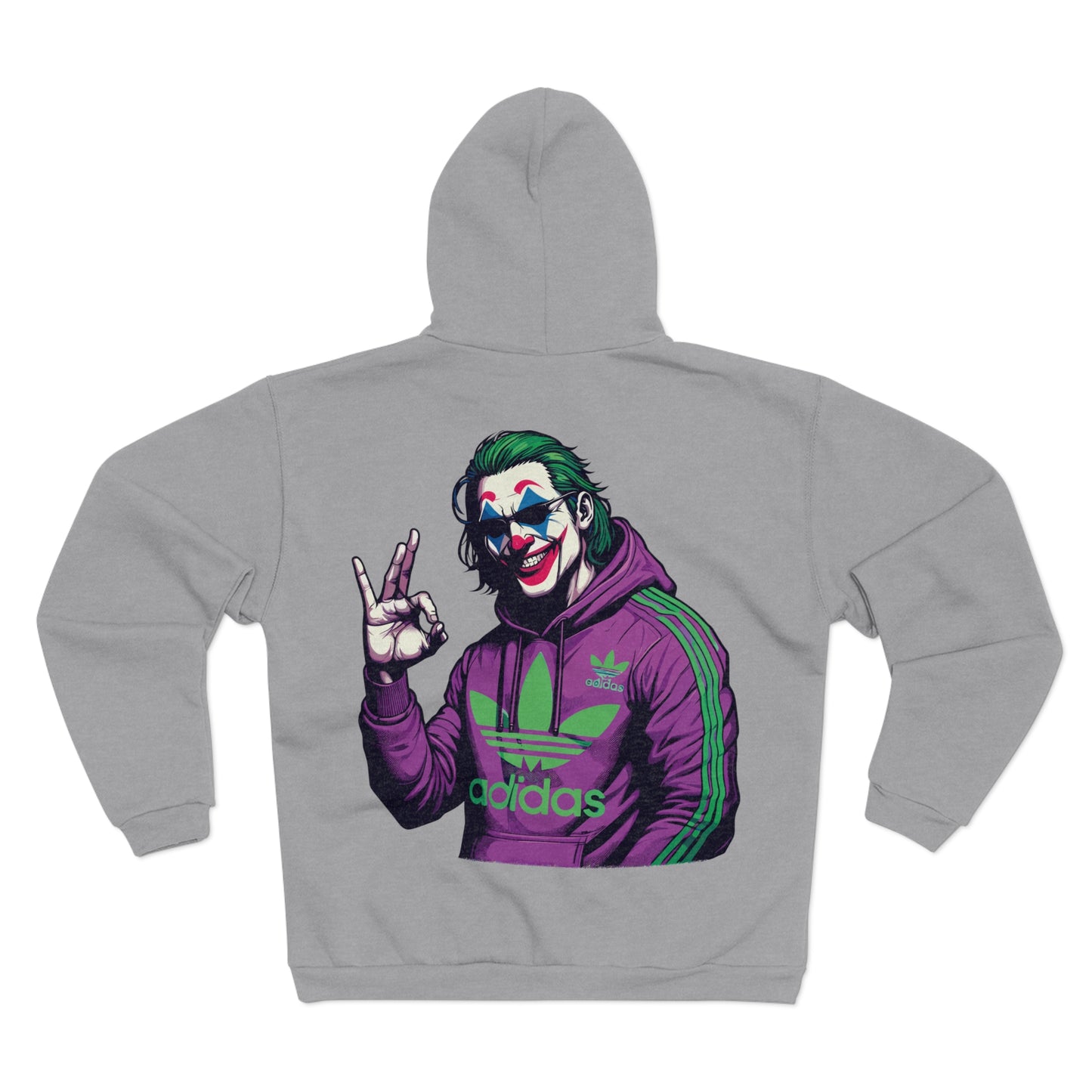 Joker Power Unisex Hooded Zip Sweatshirt