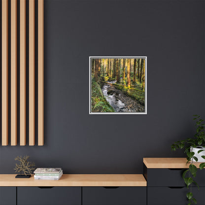 Glanageenty Forest Trail 2 Matte Canvas, Framed (Multi-color)