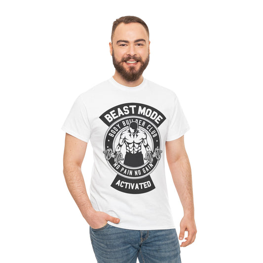 Beast Mode Unisex Heavy Cotton Tee - Body Builder Club Motivation