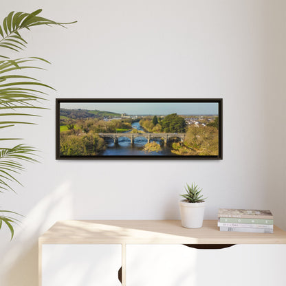 Listowel Bridge Matte Canvas, Framed (Multi-color)