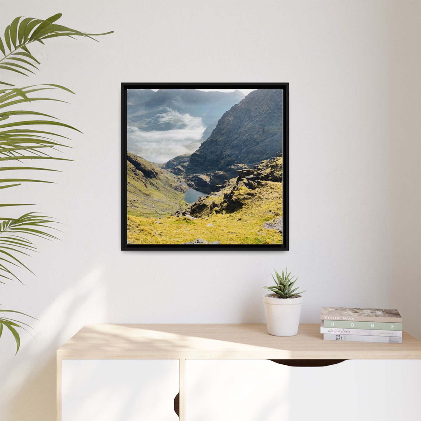 Kerry Mount Matte Canvas, Framed (Multi-color)