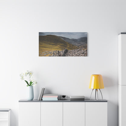 Wall in Mountains Matte Canvas, Stretched, 1.25"