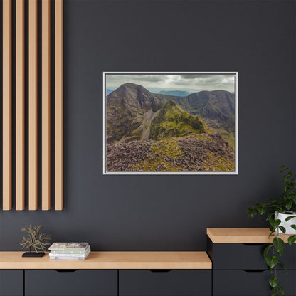 Halfway to Carrauntoohil Matte Canvas, Framed (Multi-color)