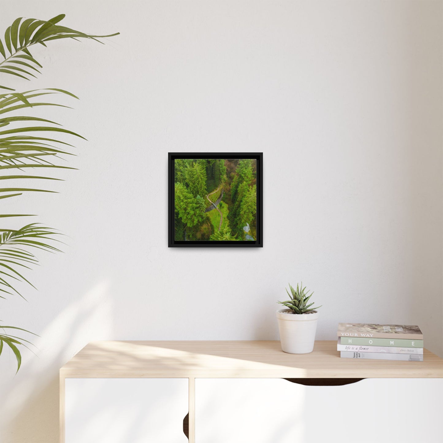 Glanageenty Forest Matte Canvas, Framed (Multi-color)