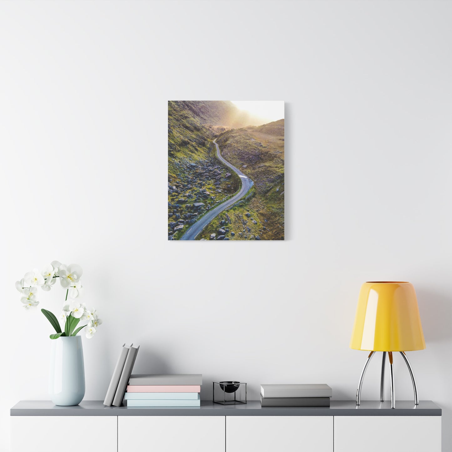 Valley Road Matte Canvas, Stretched, 1.25"