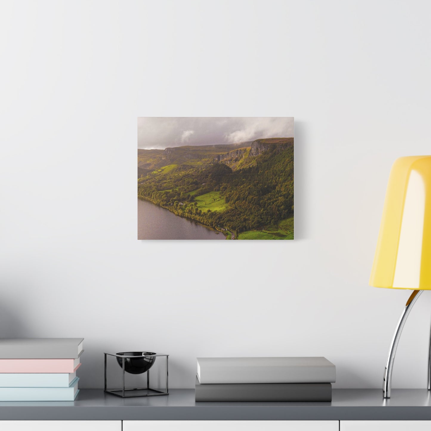 Sruth in Aghadh an Aird or The devil's Chimney Matte Canvas, Stretched, 1.25"