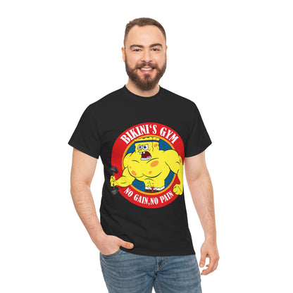 SpongeBob Bikini Gym Unisex Heavy Cotton Tee