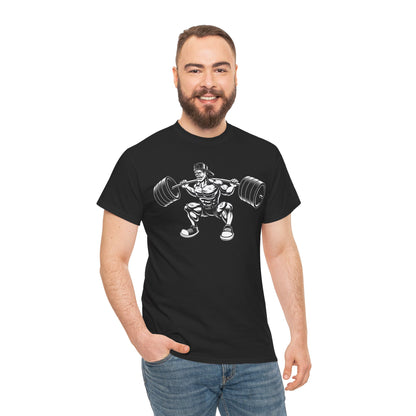 Fitness Buff Unisex Heavy Cotton Tee - Weightlifting Graphic T-Shirt