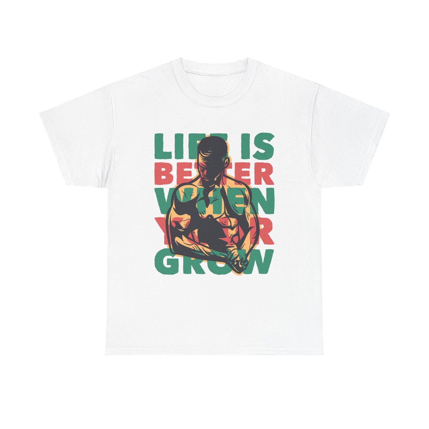 Life Is Unisex Heavy Cotton Tee