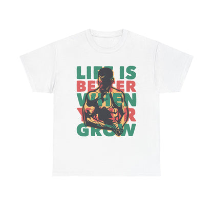 Life Is Unisex Heavy Cotton Tee