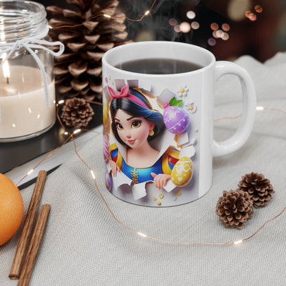 Easter-Themed Ceramic Coffee Mug with Festive Design