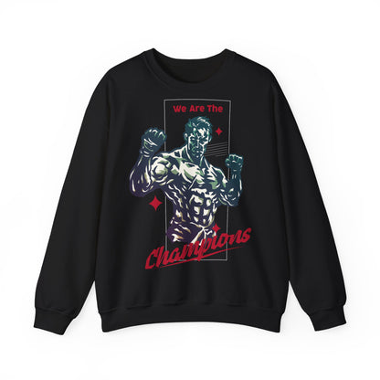 Unisex Heavy Blend™ Crewneck Sweatshirt - We Are The Champions Design