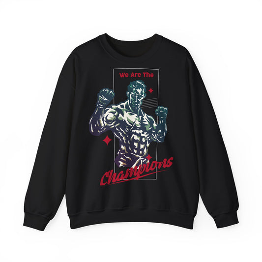 Unisex Heavy Blend™ Crewneck Sweatshirt - We Are The Champions Design