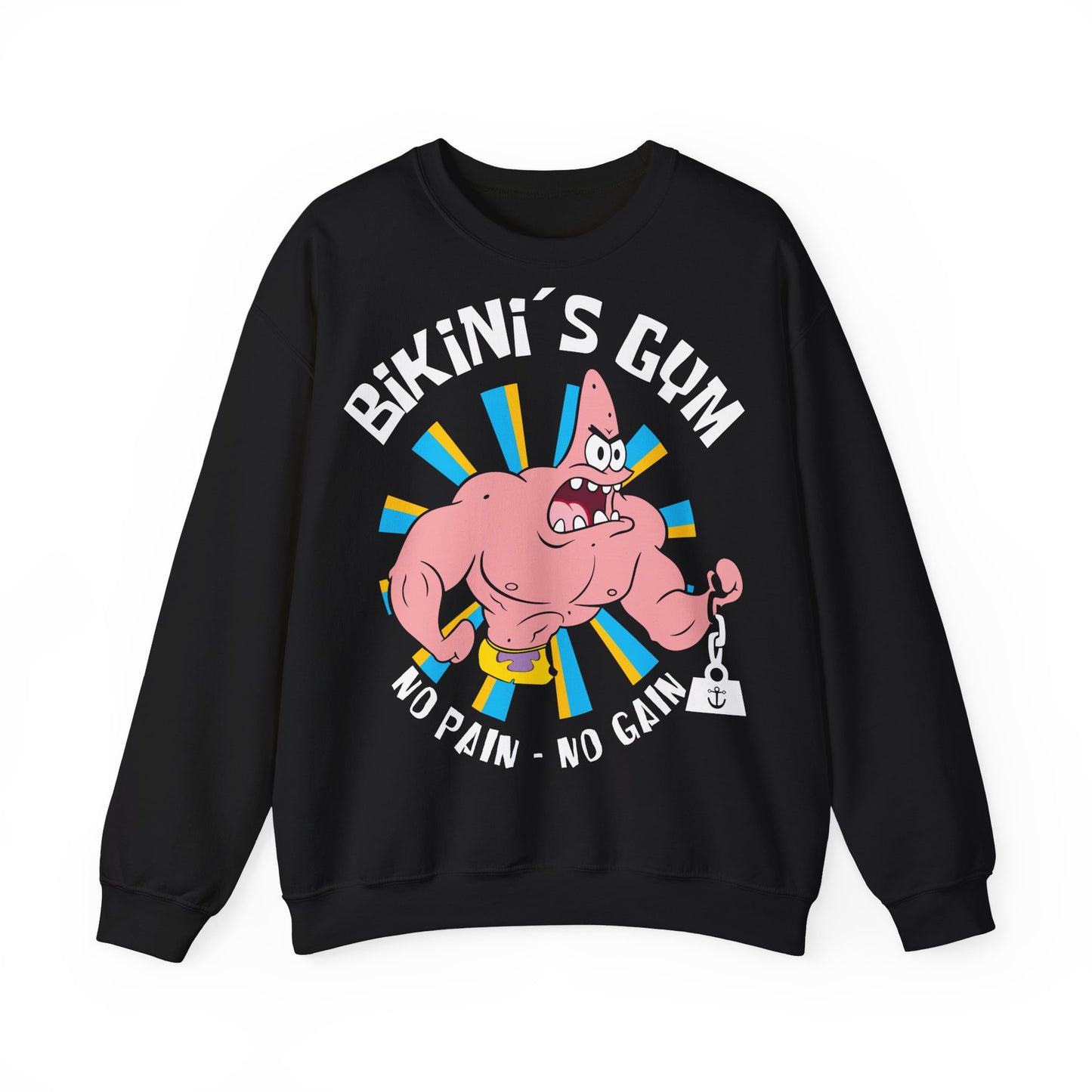 Unisex Heavy Blend™ Crewneck Sweatshirt - Bikini's Gym "No Pain - No Gain"