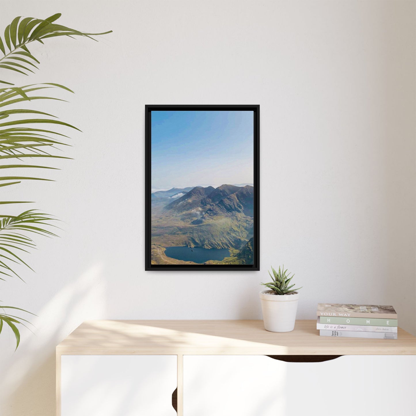MacGillycuddy's Reeks Matte Canvas, Framed (Multi-color)