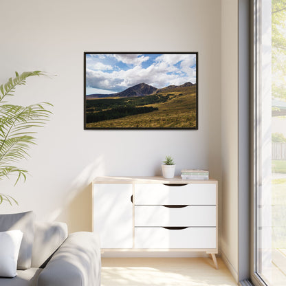 Mount Brandon Matte Canvas, Framed (Multi-color)