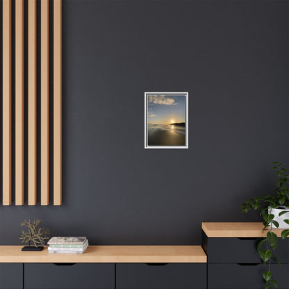 Sunset Matte Canvas, Framed (Multi-color)