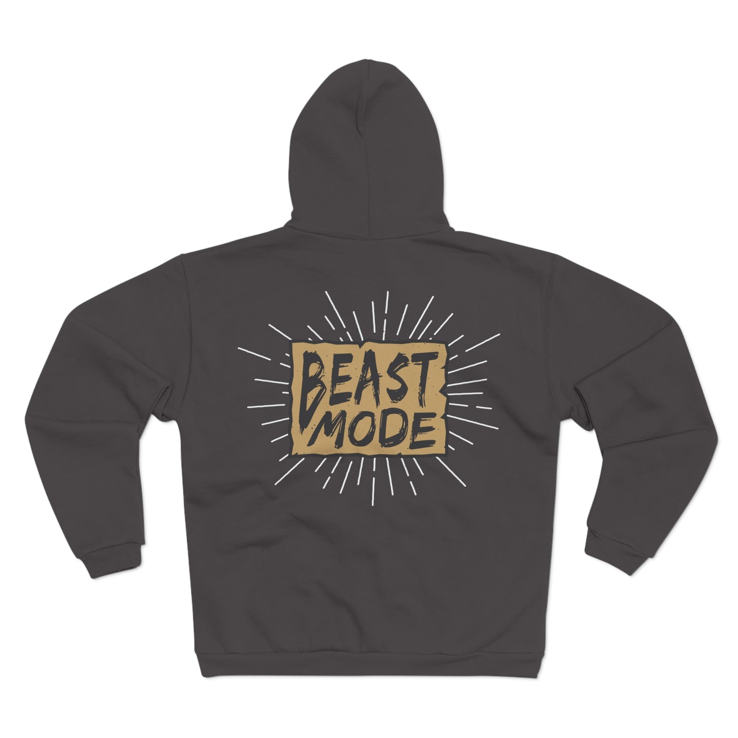 Beast Mode Unisex Hooded Zip Sweatshirt - Comfort & Style for Active Souls