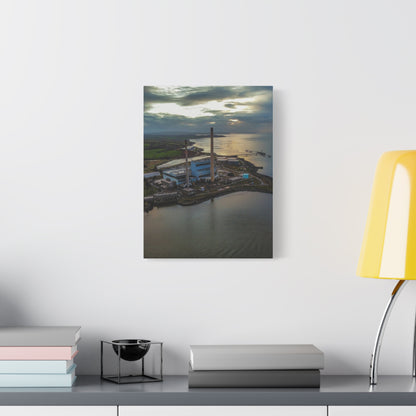 Tarbert Power Station Matte Canvas, Stretched, 1.25"