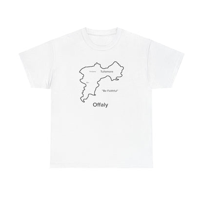 Offaly Unisex Heavy Cotton Tee White Edition