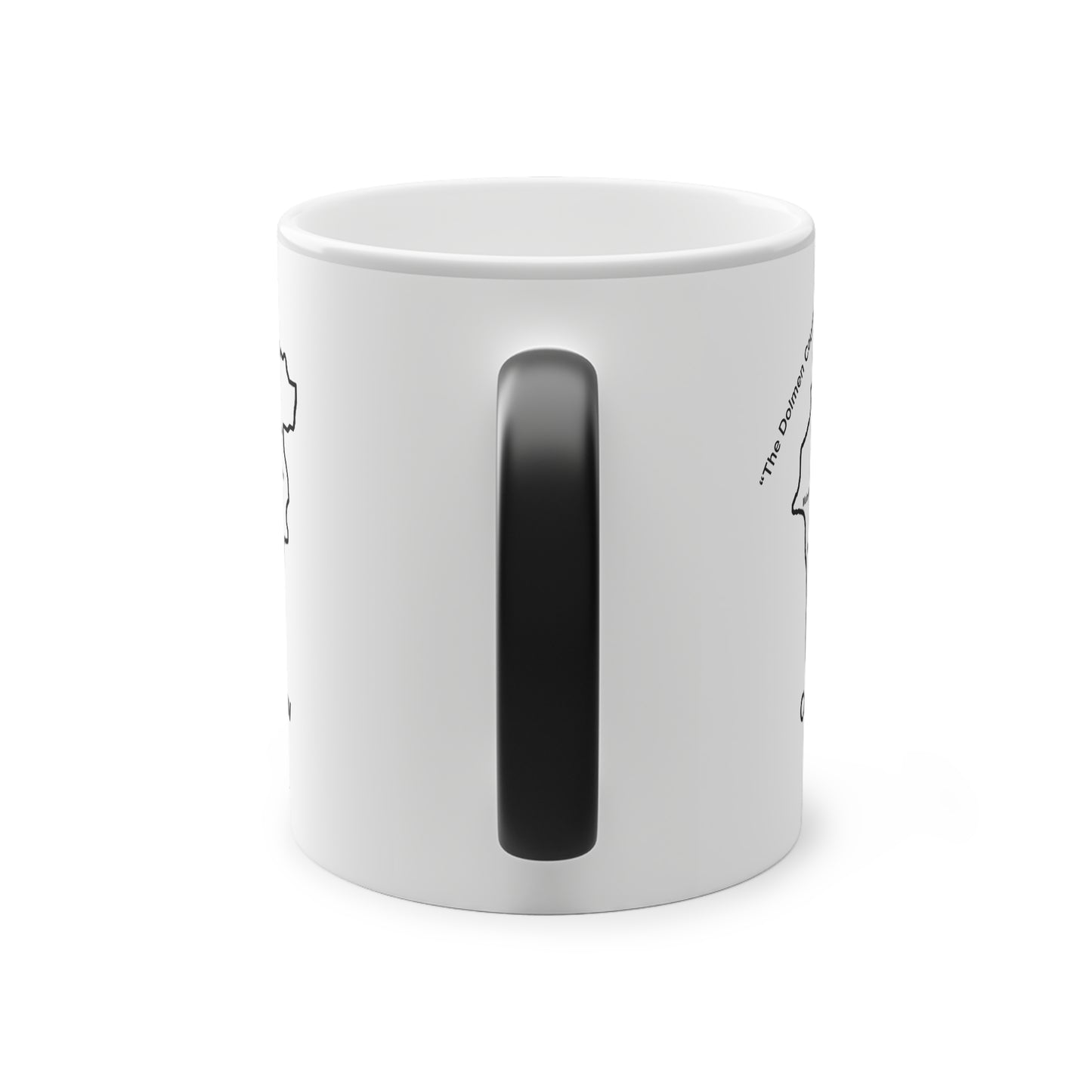 Carlow Magic Mug: Color - Changing Coffee Cup with Artistic Map Design