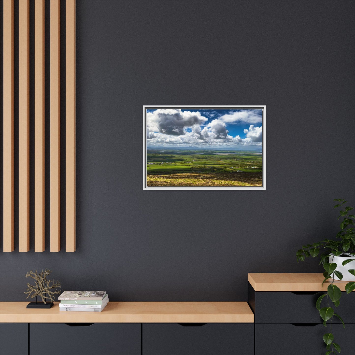 Kerry Panorama Matte Canvas, Framed (Multi-color)