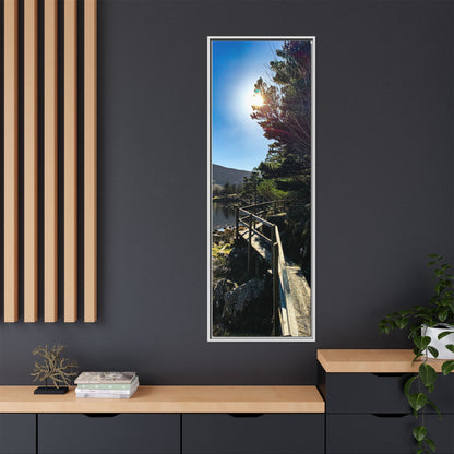 Glanteenassig Trail Matte Canvas, Framed (Multi-color)