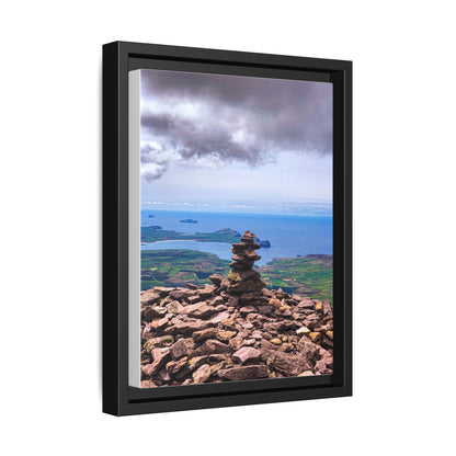 Mount Brandon Top Matte Canvas, Framed (Multi-color)