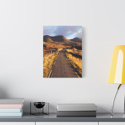 Sunset Road Matte Canvas, Stretched, 1.25"