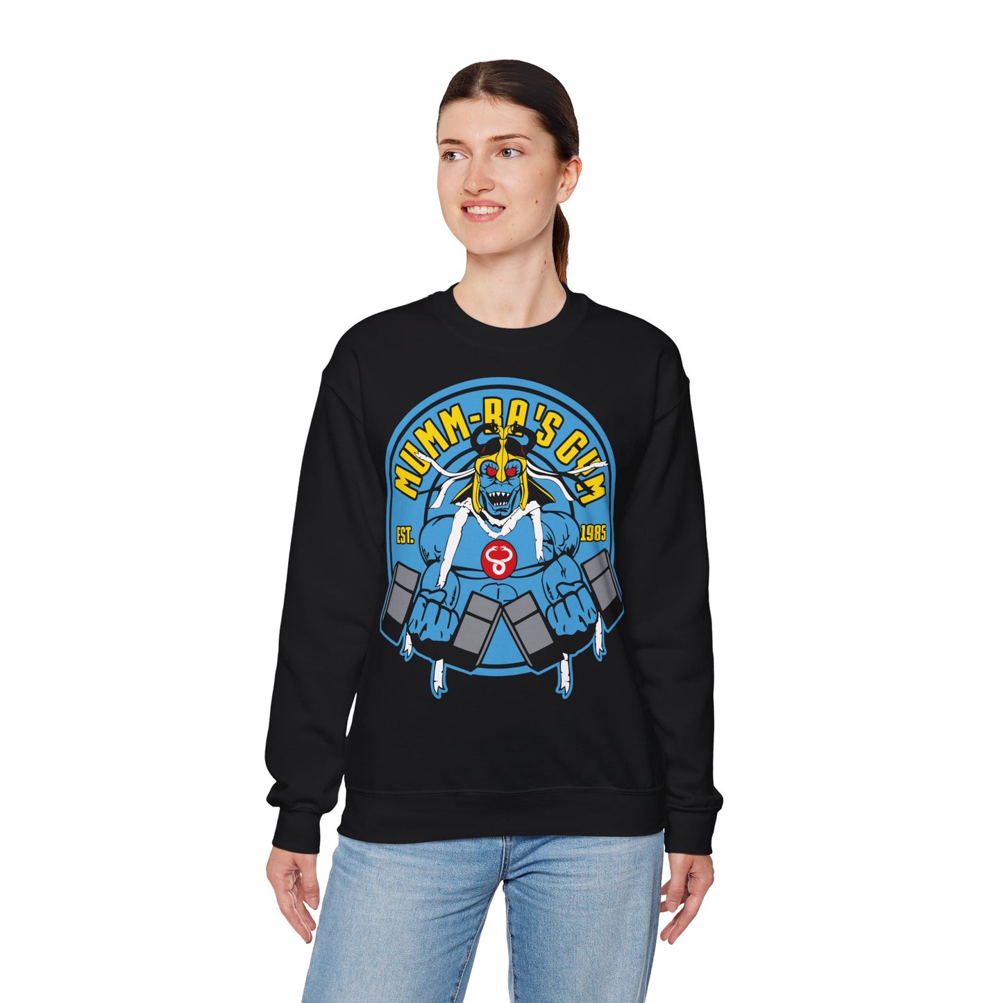 Mumm-Ra's Gym Artist Series Crewneck Sweatshirt Black