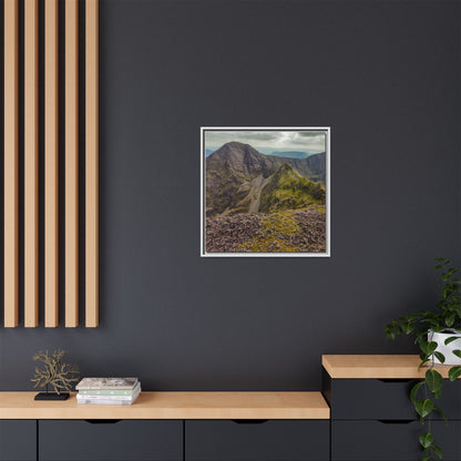 Halfway to Carrauntoohil Matte Canvas, Framed (Multi-color)