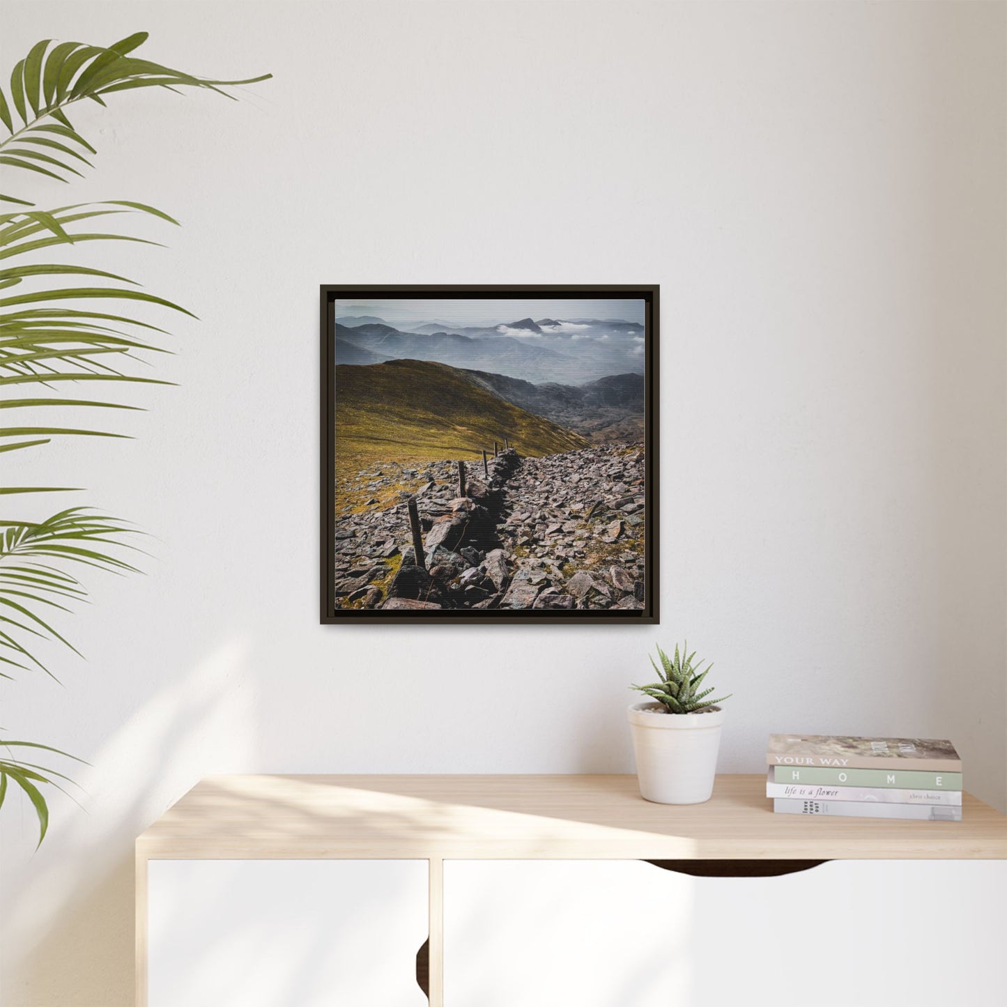 Wall Matte Canvas, Framed (Multi-color)