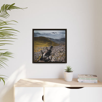 Wall Matte Canvas, Framed (Multi-color)