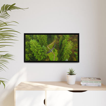 Glanageenty Forest Matte Canvas, Framed (Multi-color)