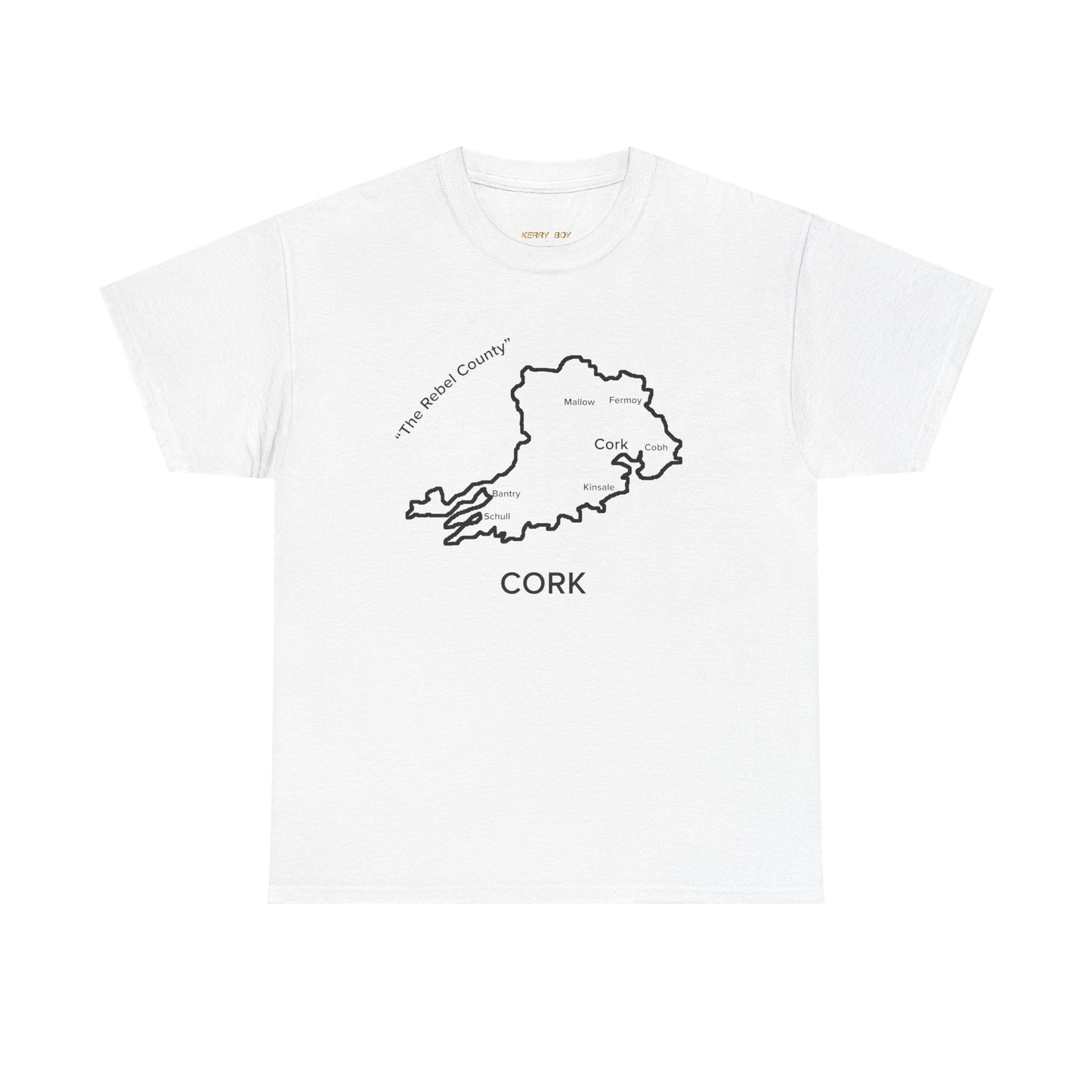 Cork Unisex Heavy Cotton Tee White Edition