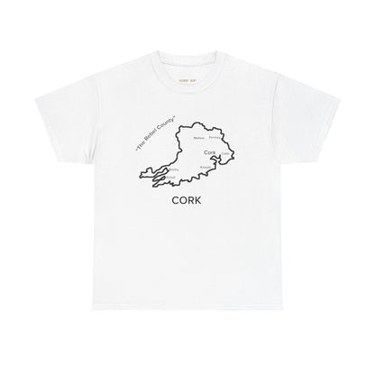 Cork Unisex Heavy Cotton Tee White Edition