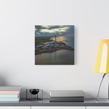 Tarbert Power Station Matte Canvas, Stretched, 1.25"